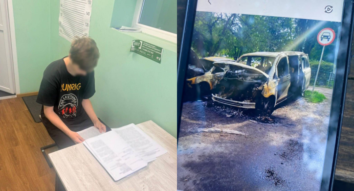 20-річного черкащанина підозрюють у підпалі трьох автівок