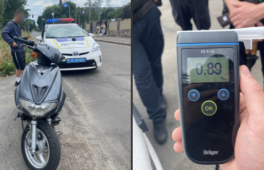 Водій мототранспорту в Черкасах сів п’яним за кермо