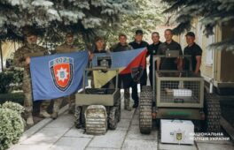 Наземний роботизований комплекс передали для оборонців із Черкащиниз