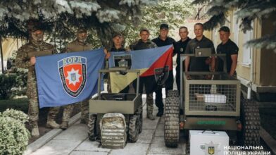 Наземний роботизований комплекс передали для оборонців із Черкащиниз