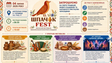 ШПАЧОК-FEST: у Городищі відбудеться обласний фестиваль
