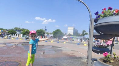 У Каневі встановили водяну рамку