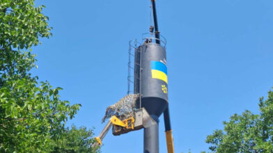Нову водонапірну вежу встановили у селі на Черкащині