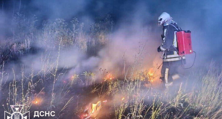 Майже десяток пожеж сталися на Черкащині за добу